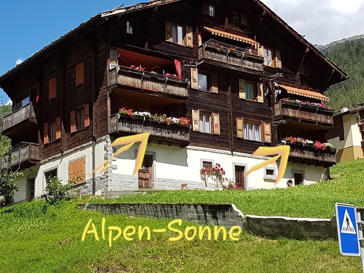 Alpen-Sonne Lejlighed Sankt Niklaus Eksteriør billede